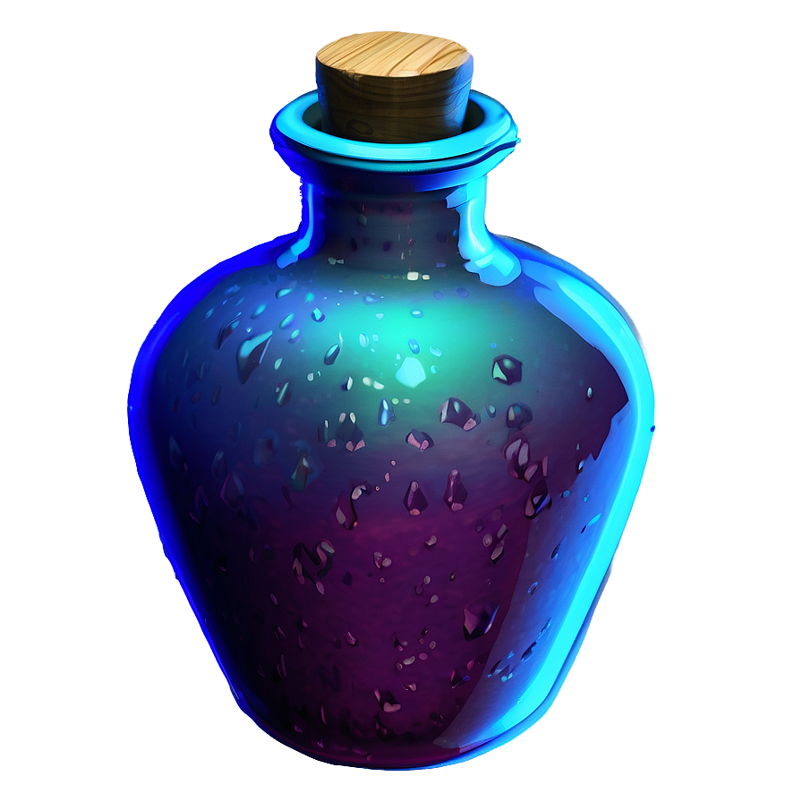 Mysterious Potion Bottle Png Jde PNG Image