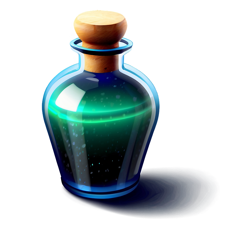 Mysterious Potion Bottle Png Vyj57 PNG Image