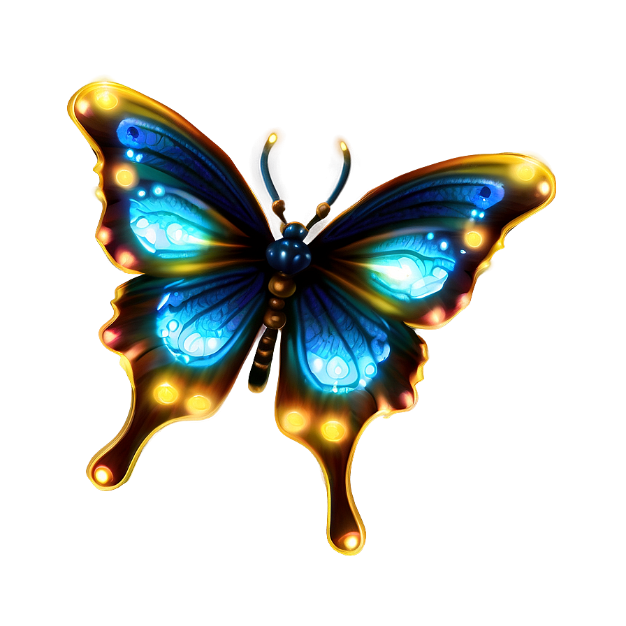 Mystic Firefly Butterfly Png Qmk43 PNG Image