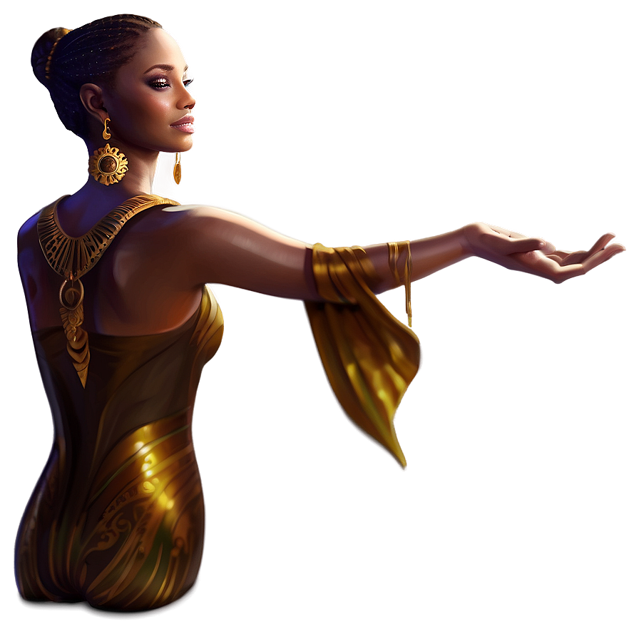 Mystic Goddess Illustration Png Rbm9 PNG Image