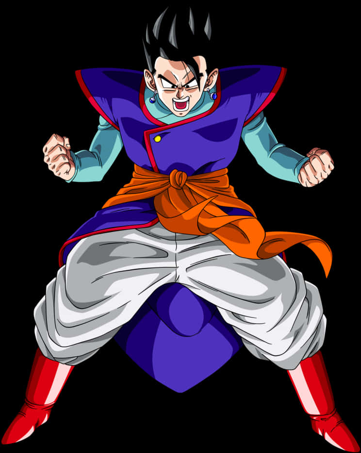 Mystic_ Gohan_ Power_ Up PNG Image