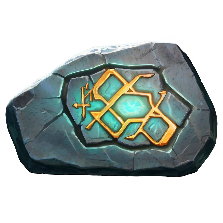 Mystic Power Rune Stone Png 81 PNG Image