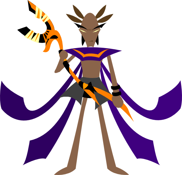 Mystical_ Anubis_ Priest_ Animation_ Character PNG Image