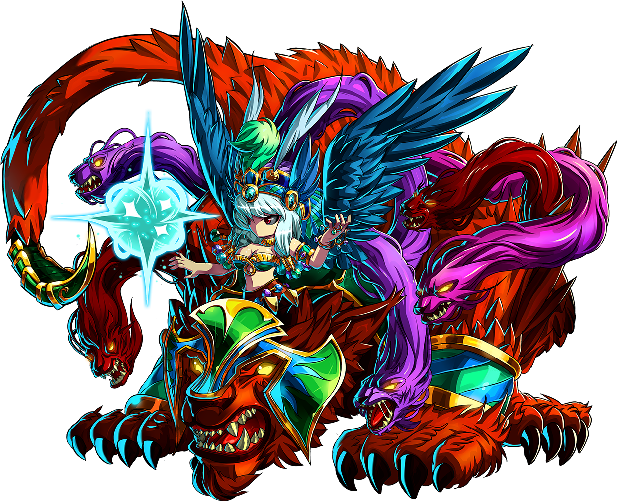 Mystical_ Beast_ Summoner_ Artwork PNG Image