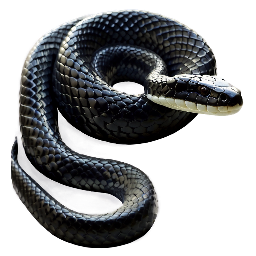 Mystical Black Snake Png 06132024 PNG Image