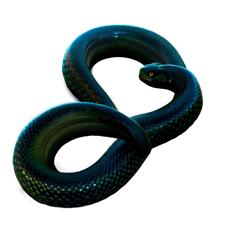 Mystical Black Snake Png Phs PNG Image