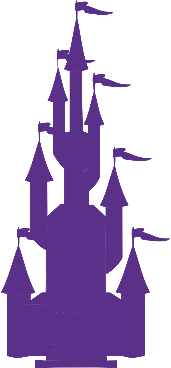 Mystical Castle Silhouette.png PNG Image