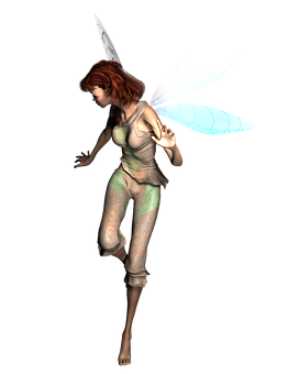 Mystical Fairy Illustration PNG Image