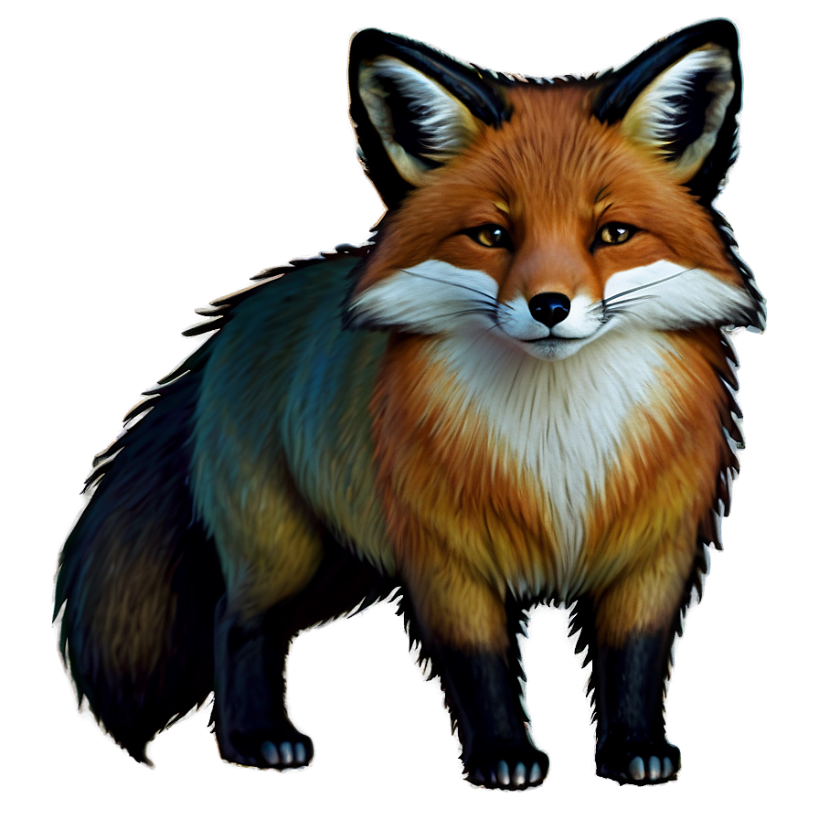 Mystical Fox Artwork Png 75 PNG Image