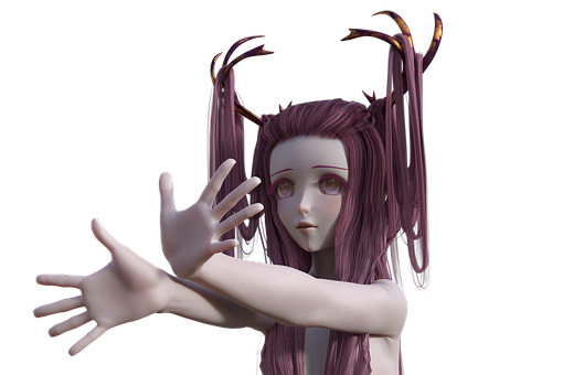 Mystical_ Horned_ Anime_ Character PNG Image