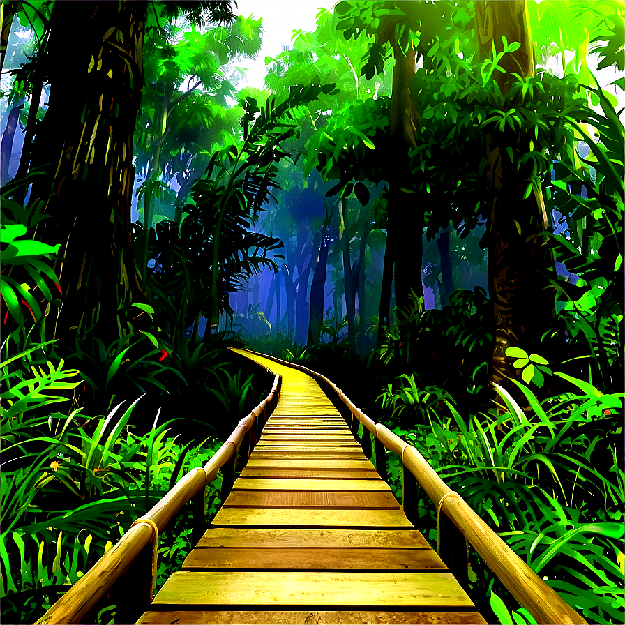 Mystical Jungle Path Png Qwk81 PNG Image