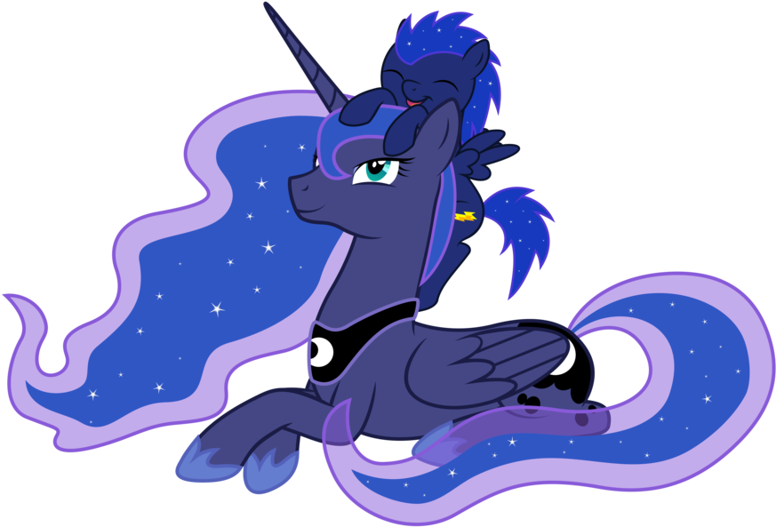 Mystical_ Night_ Pony_ Vector PNG Image