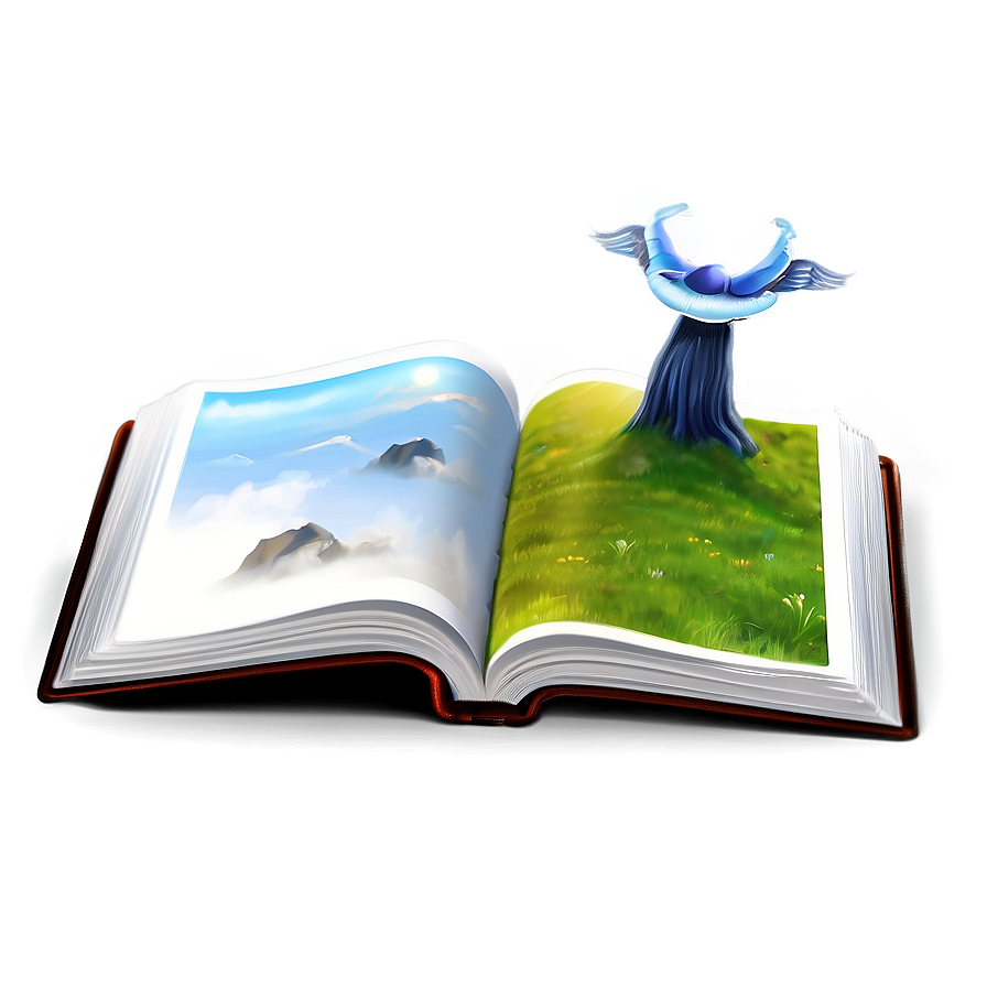 Mystical Open Book Png 10 PNG Image