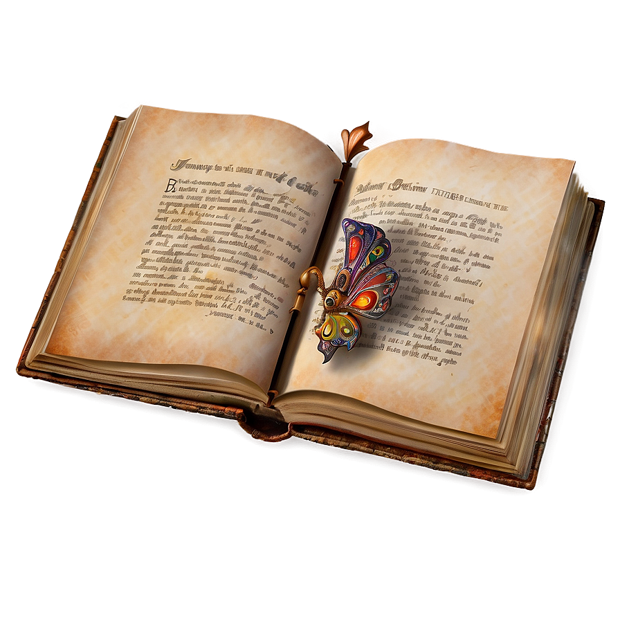 Mystical Open Book Png Flc37 PNG Image