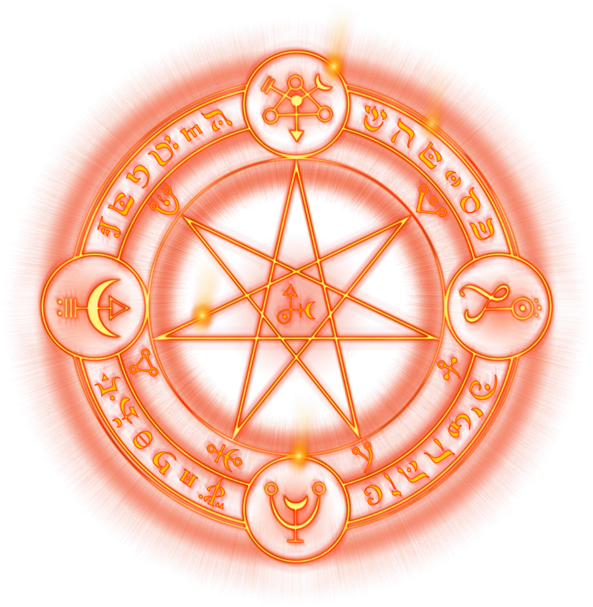 Mystical_ Pentagram_ Seal PNG Image