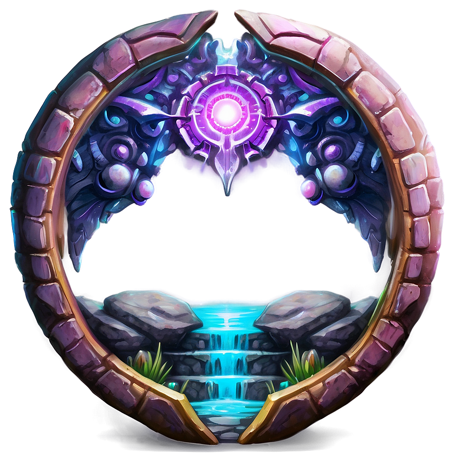 Mystical Portal Drawing Png Vsw PNG Image