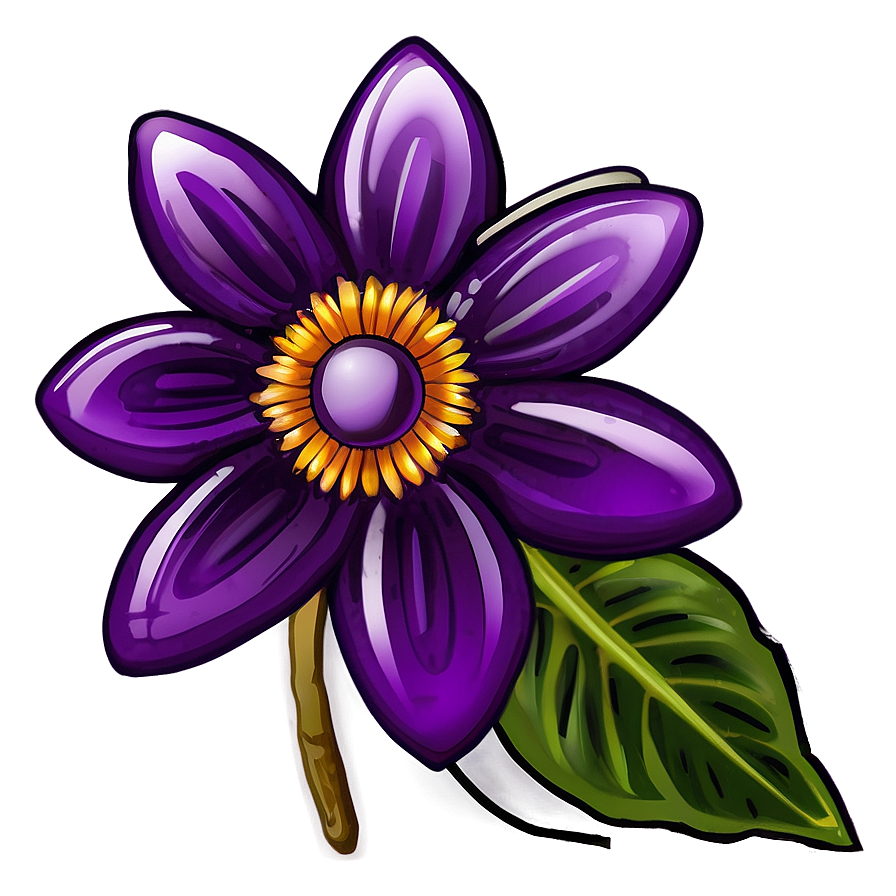 Mystical Purple Flower Png 56 PNG Image