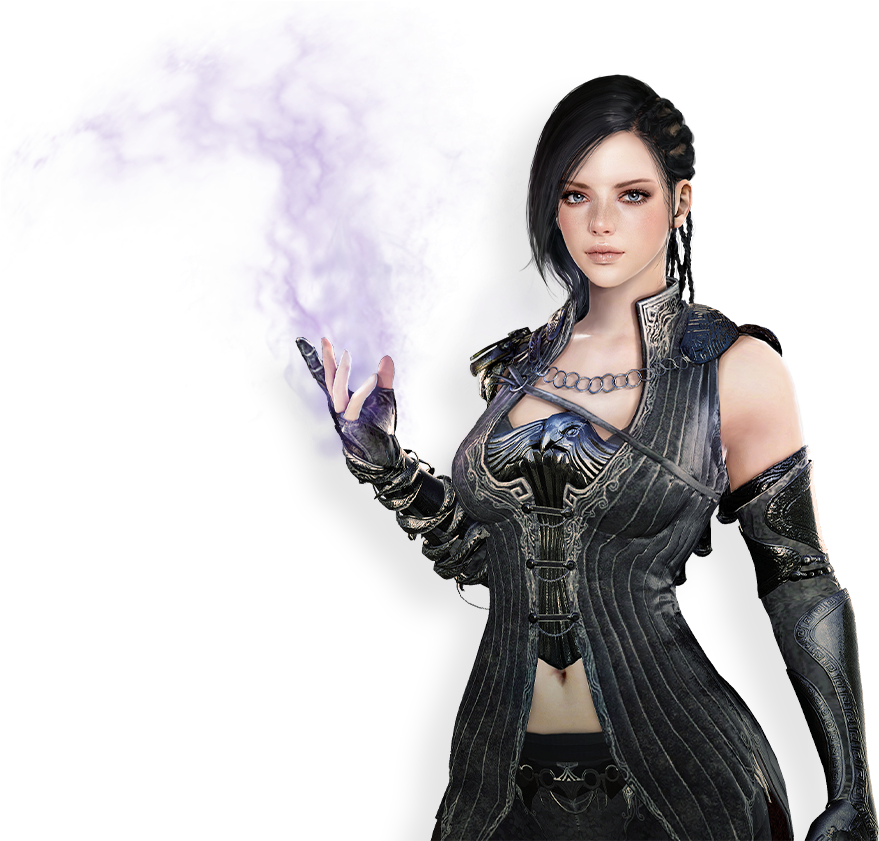 Mystical_ Sorceress_with_ Purple_ Energy PNG Image