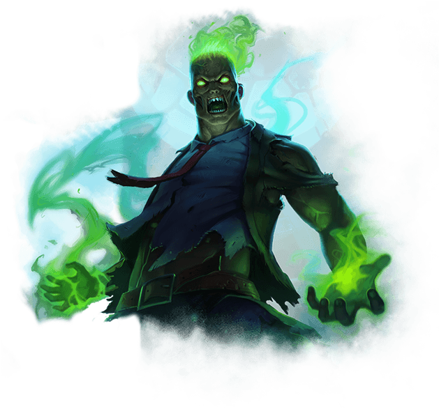 Mystical_ Zombie_ Sorcerer PNG Image