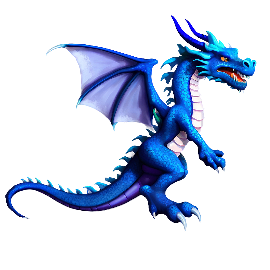 Mythical Blue Dragon Image Png 06252024 PNG Image