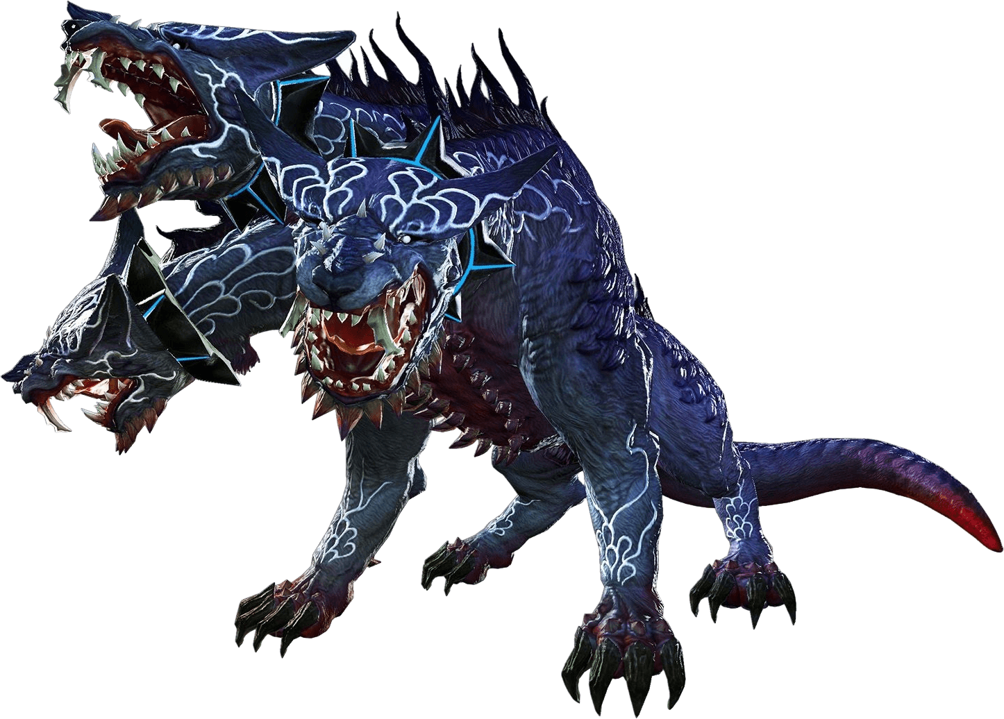 Mythical Cerberus Three Headed Beast.png PNG Image