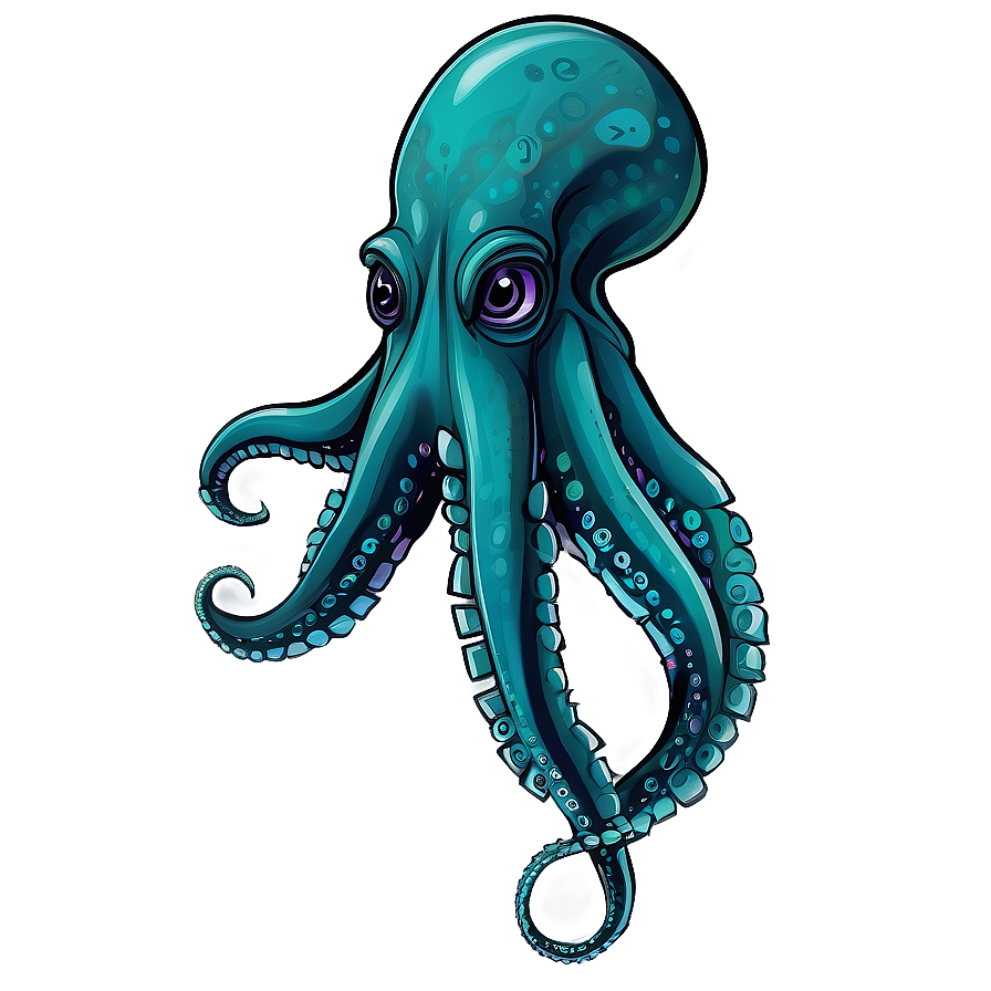 Mythical Kraken Squid Png 05242024 PNG Image