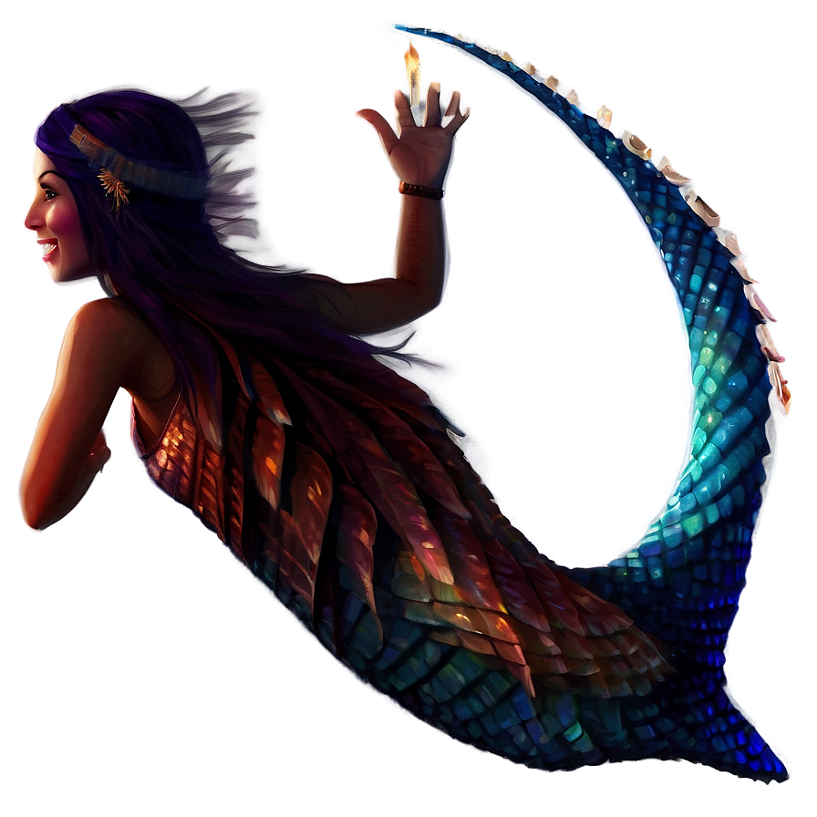 Mythical Siren Fantasy Png 06232024 PNG Image