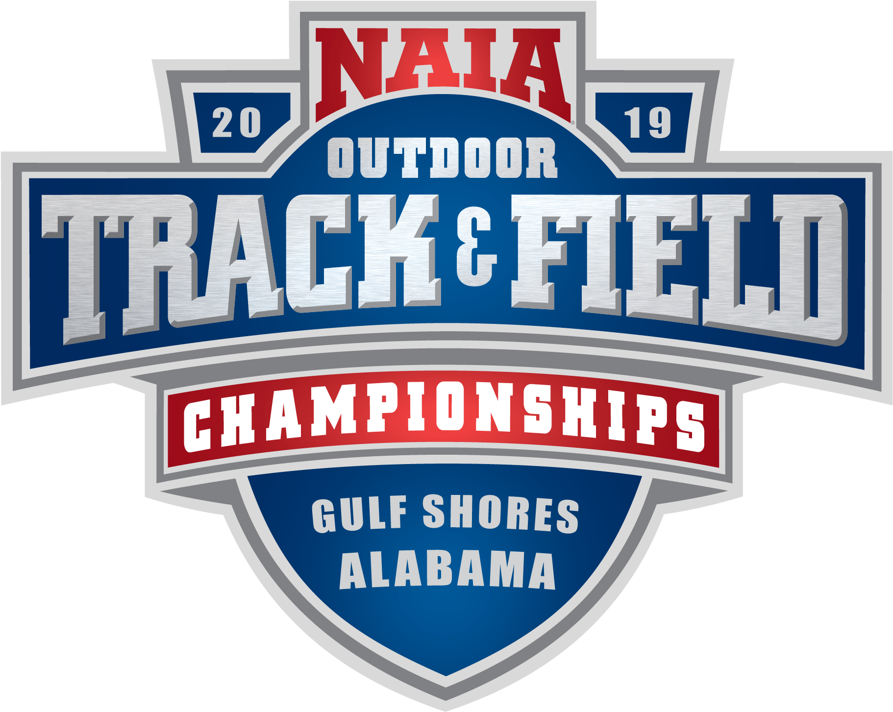 N A I A2019 Outdoor Track Field Championships Logo PNG Image