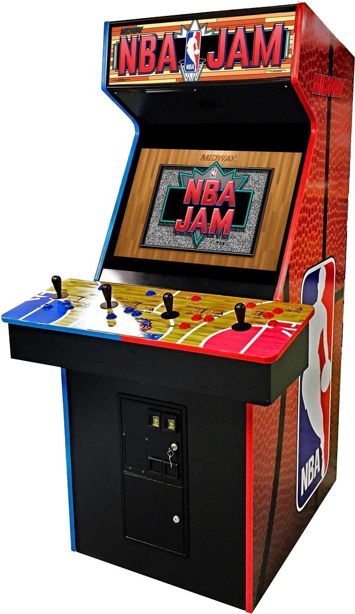 N B A Jam Arcade Cabinet PNG Image