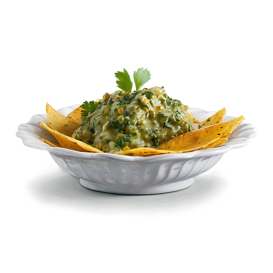 Nachos With Chimichurri Sauce Png Rij31 PNG Image