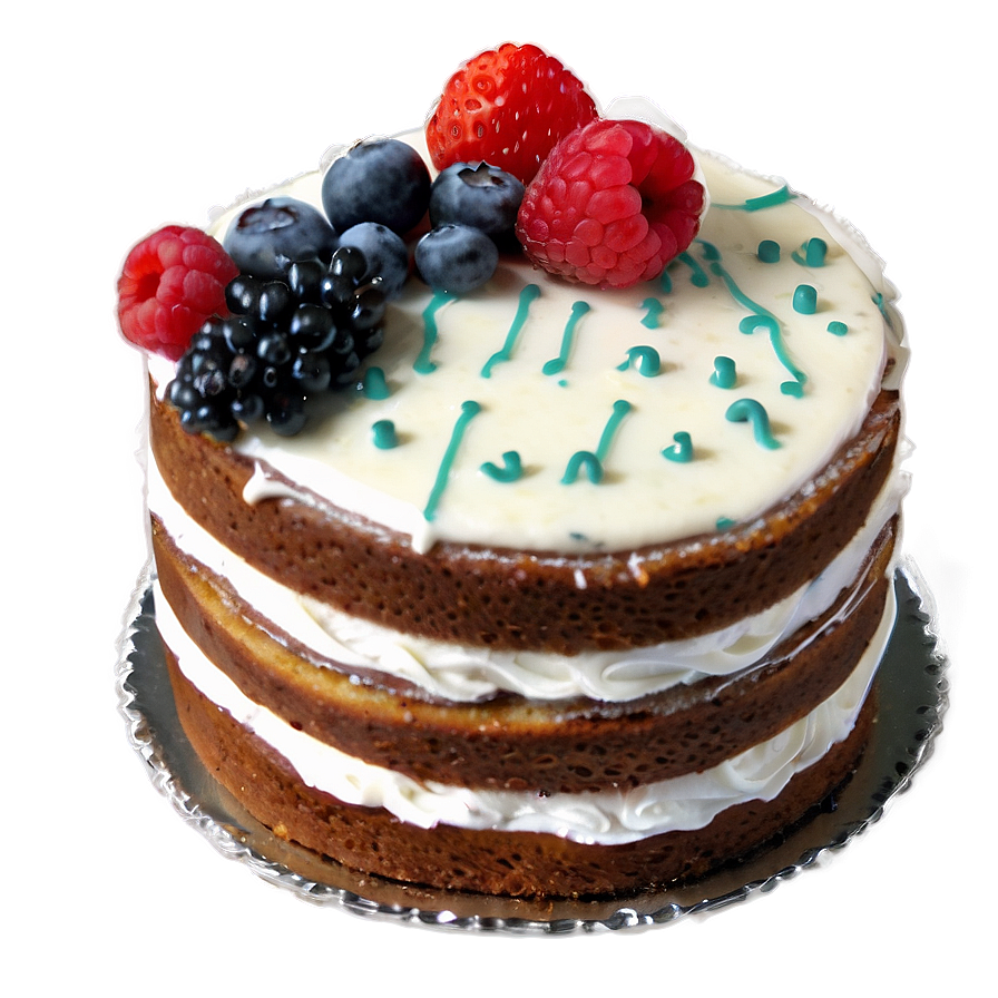 Naked Cake Png Enj9 PNG Image