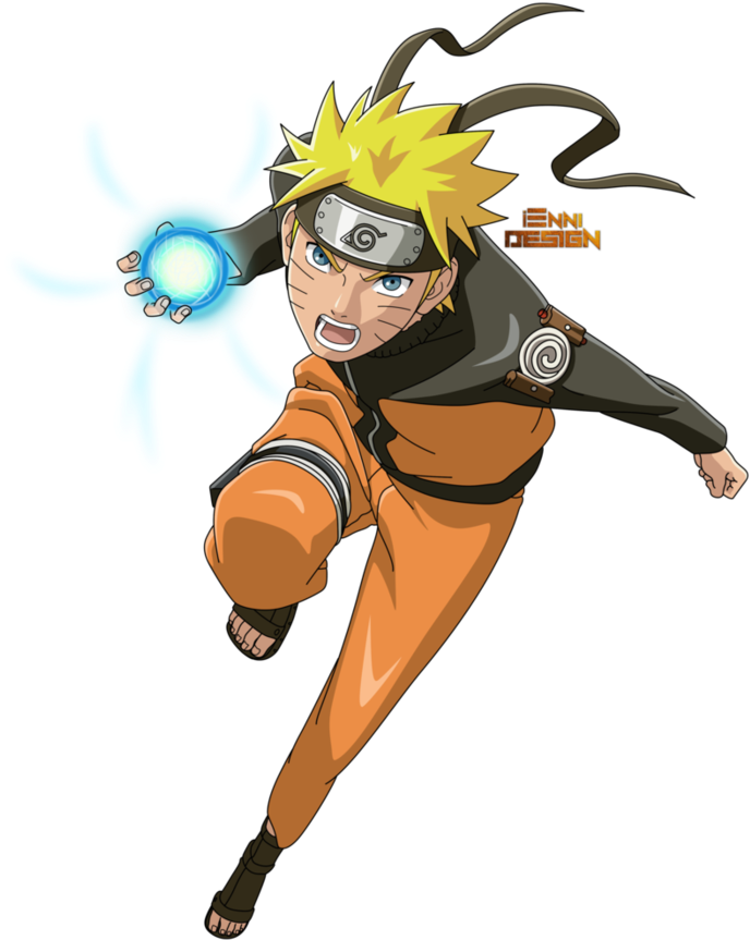 Naruto Rasengan Power Up PNG Image