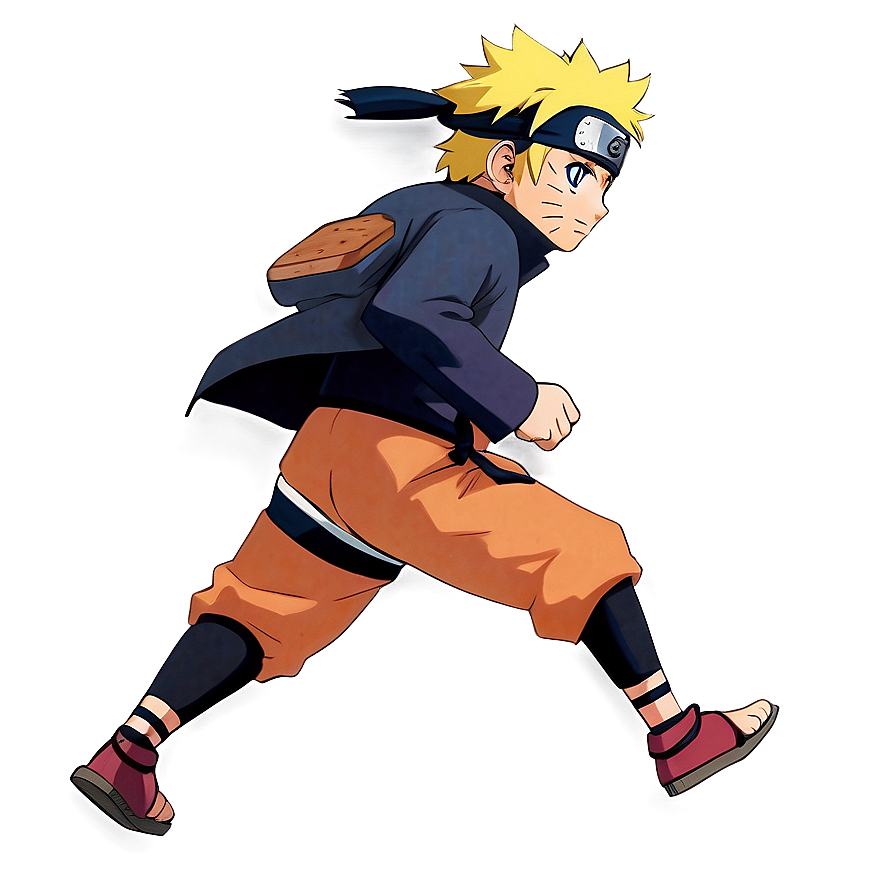 Naruto Running Side View Png Rtk PNG Image