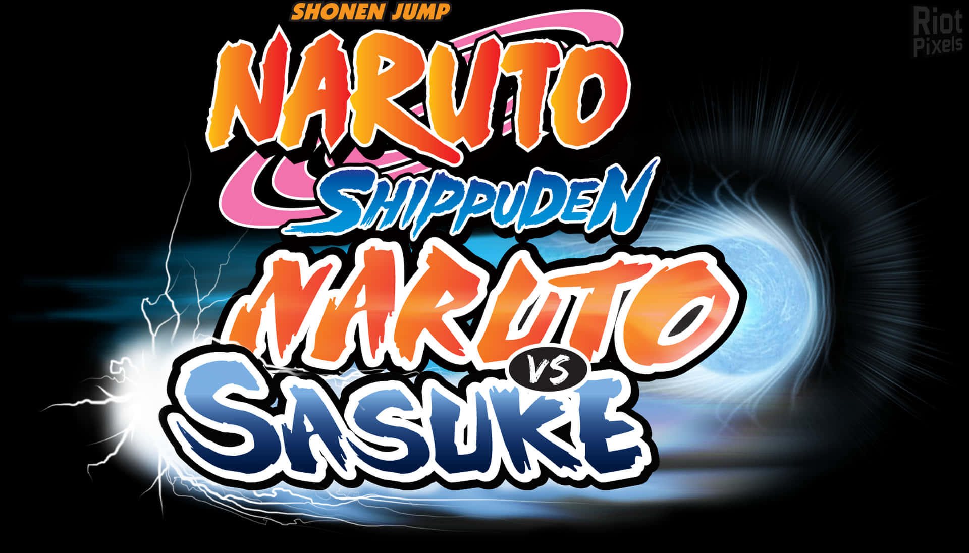 Naruto Shippuden Narutovs Sasuke Promotional Art PNG Image