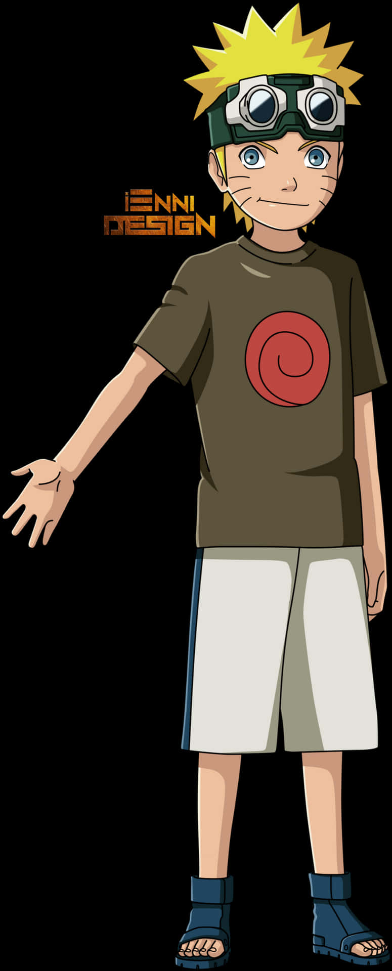 Naruto_ Uzumaki_ Casual_ Outfit PNG Image