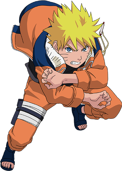 Naruto Uzumaki Readyfor Battle PNG Image