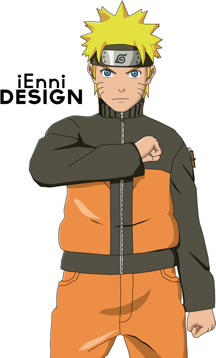 Naruto_ Uzumaki_ Standing_ Pose PNG Image