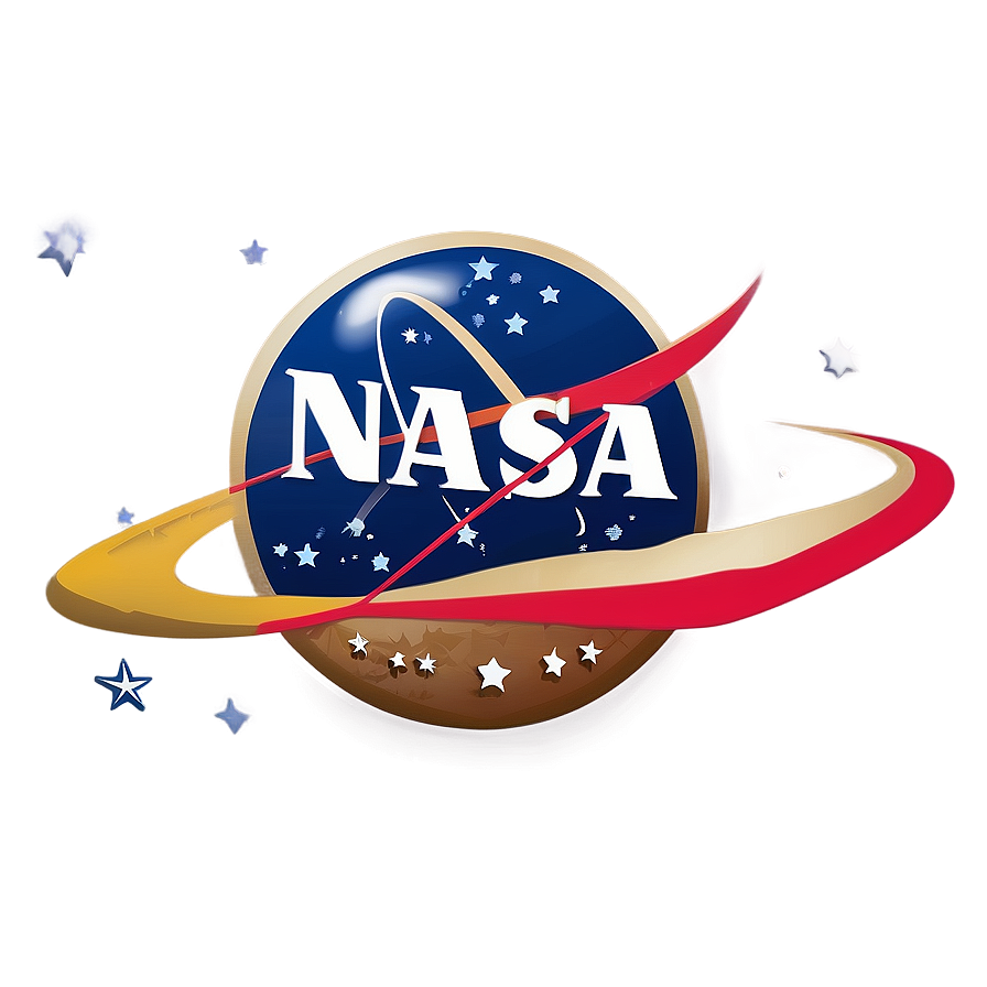 Nasa Logo With Stars Background Png 46 PNG Image