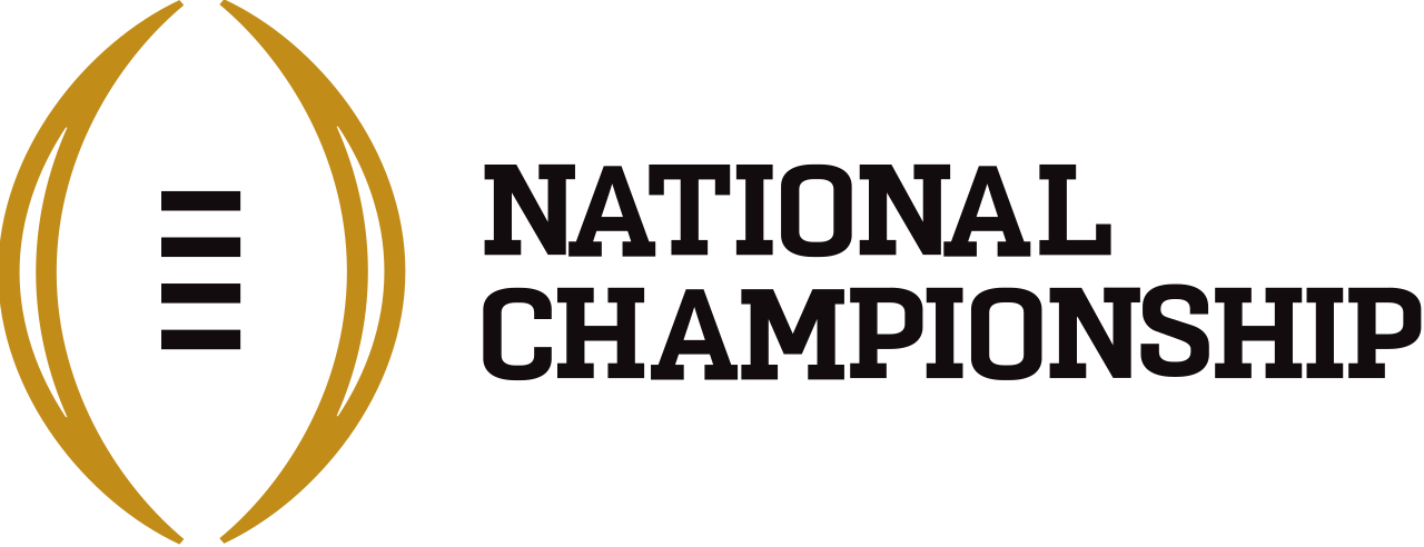 National Championship Football Logo PNG Image