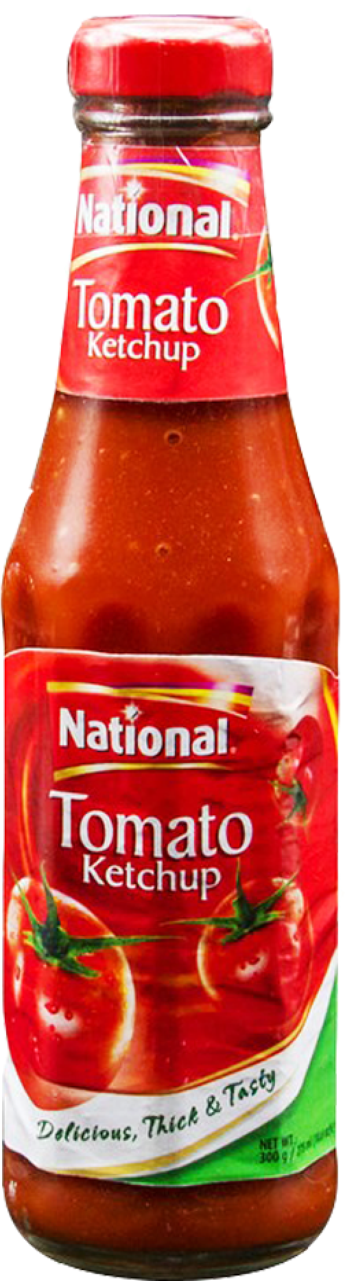 National Tomato Ketchup Bottle PNG Image