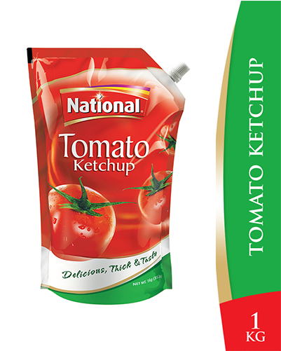 National Tomato Ketchup Pouch1 K G PNG Image