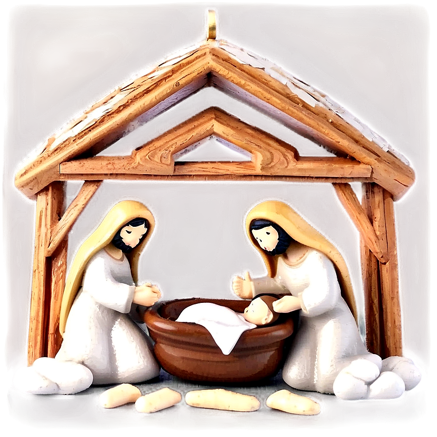 Nativity Christmas Ornaments Png Gmr PNG Image