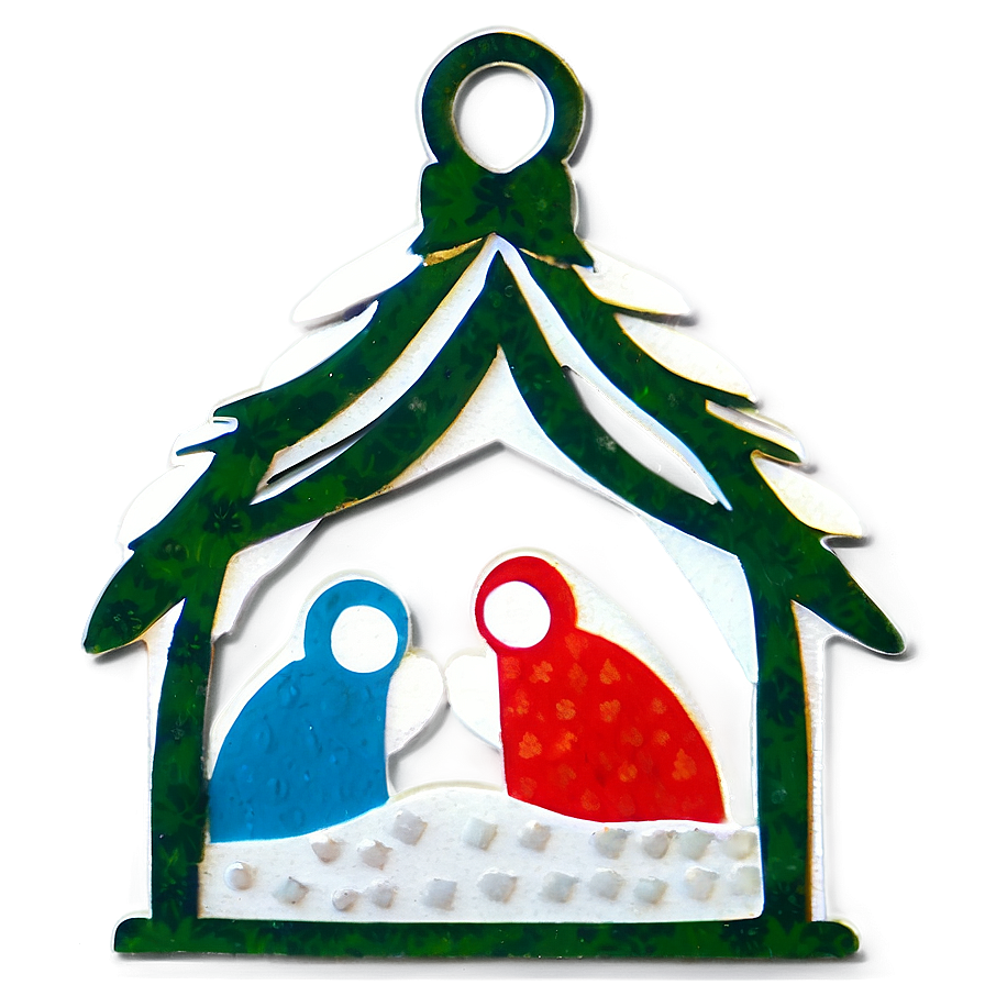 Nativity Christmas Ornaments Png Iva PNG Image