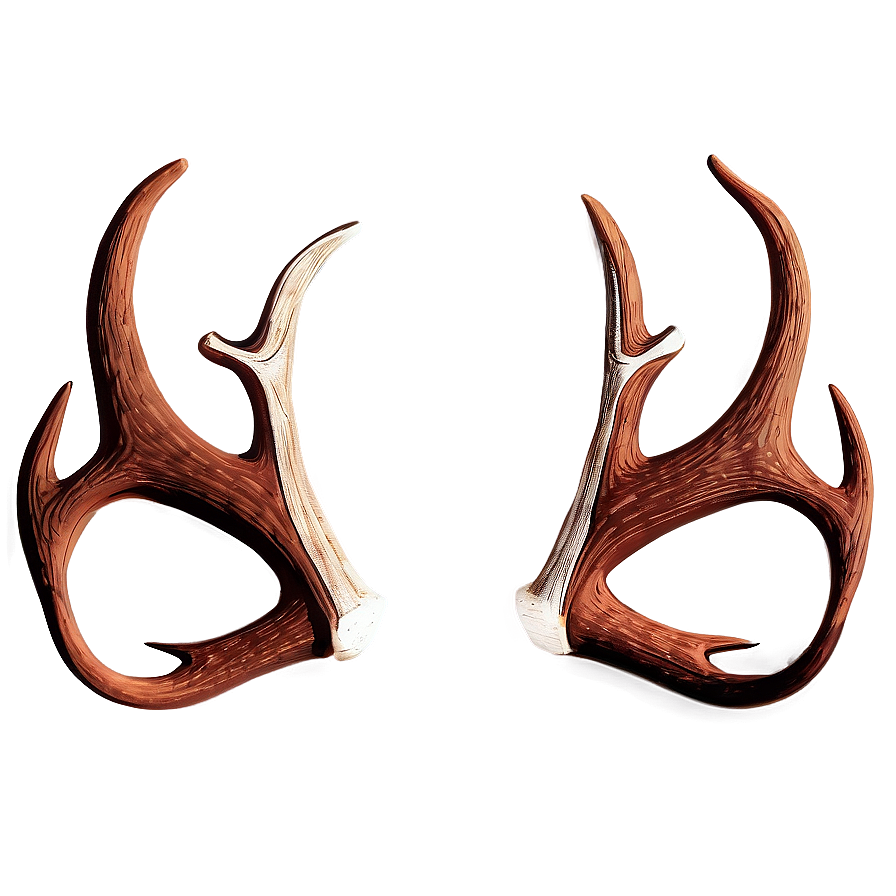 Natural Antler Sketch Png Gfe PNG Image