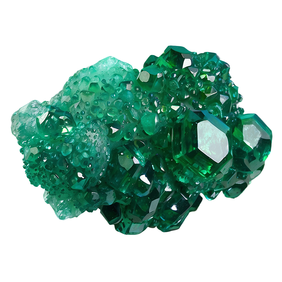 Natural Emerald Cluster Png Uwl13 PNG Image