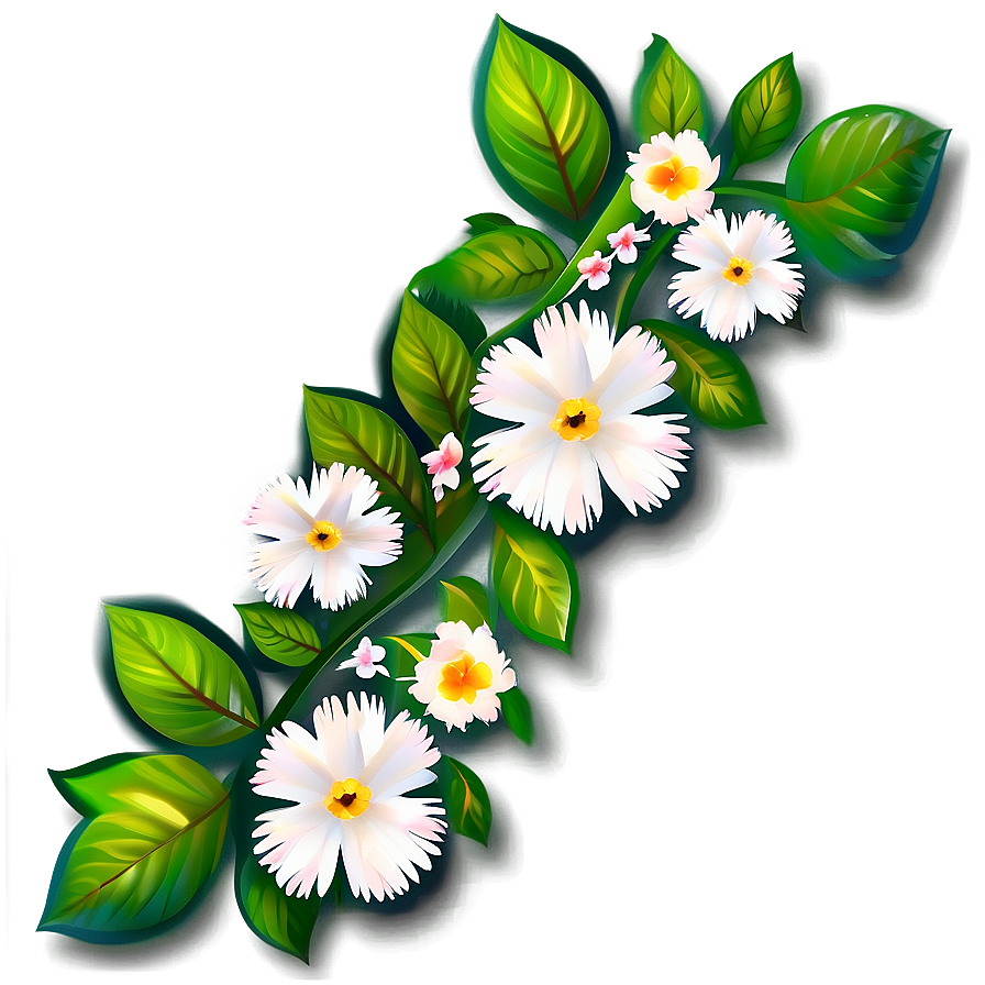 Nature Flower Border Png Rsc14 PNG Image