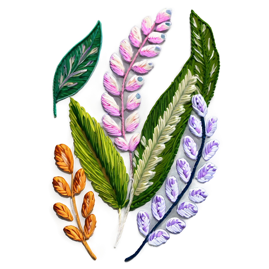 Nature Inspired Embroidery Png 74 PNG Image