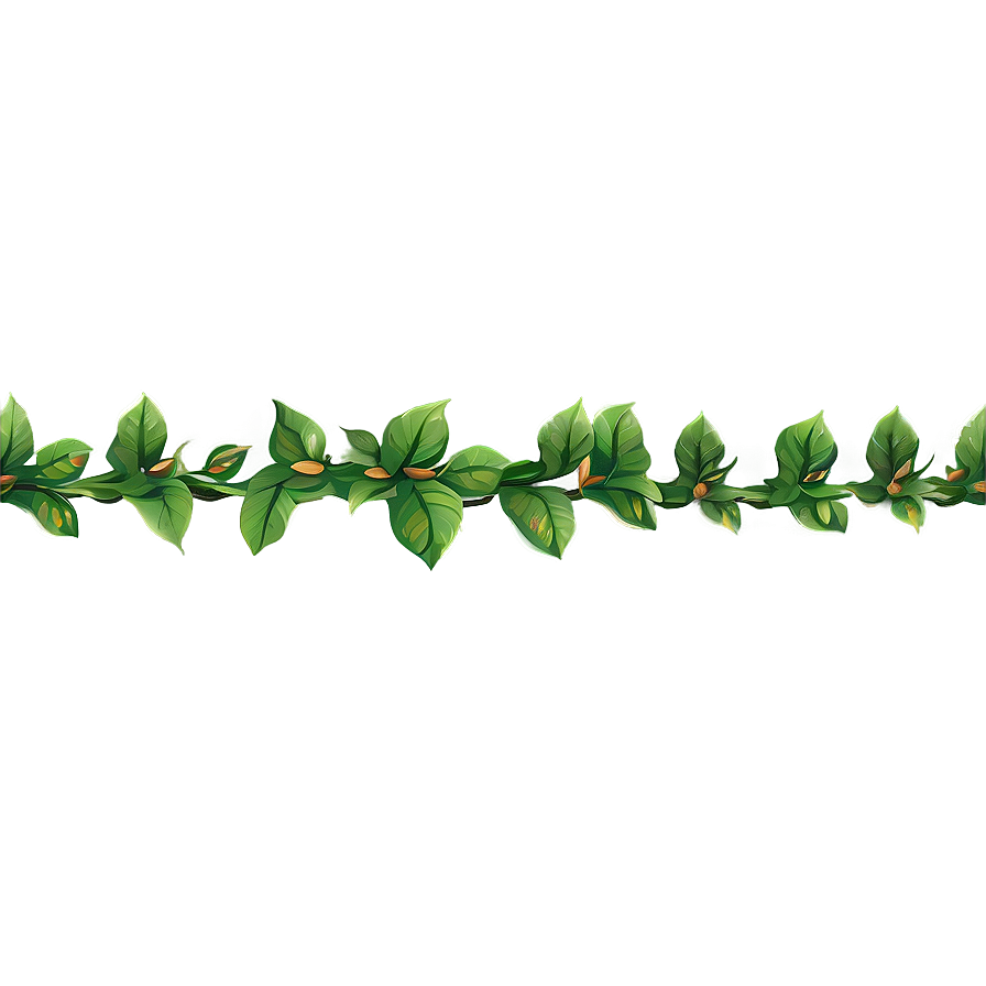 Nature Inspired Line Border Png Rga PNG Image