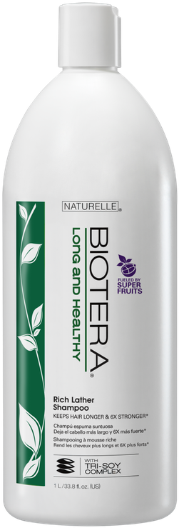 Naturelle Biotera Long Healthy Shampoo Bottle PNG Image