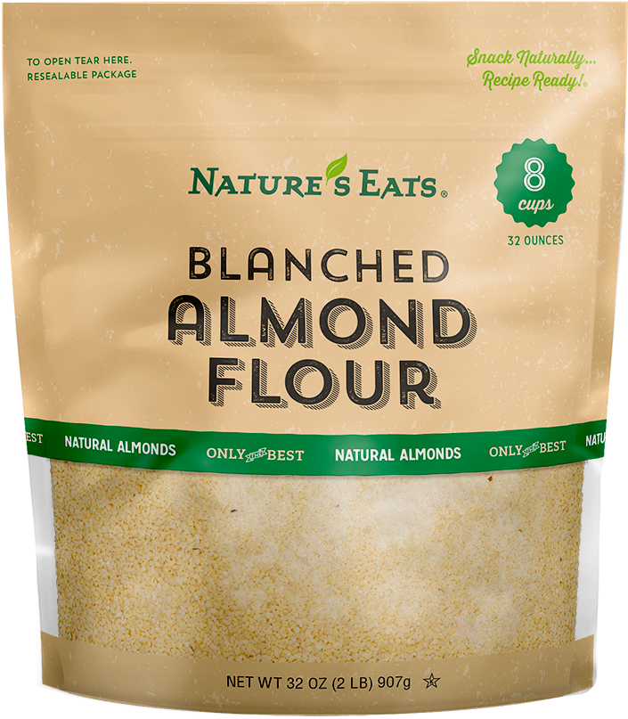 Natures Eats Blanched Almond Flour Package PNG Image